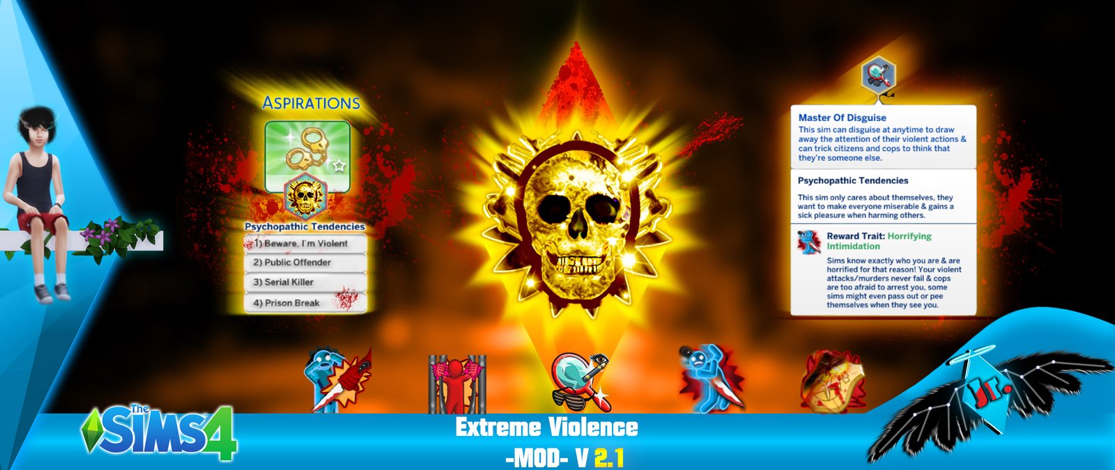 extreme violence mod sims 4 latest update