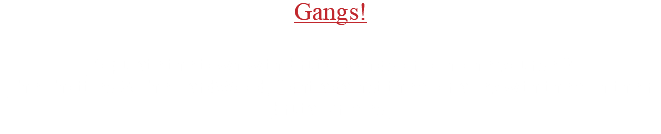 Gangs! Populate the town with brutal gangs or join one yourself! The Thotties & The HardWood, fight against them or alley with them in their brutal crimes.